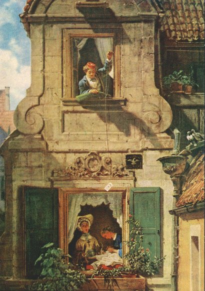 Carl Spitzweg 2022 Kunst Postkartenkalender 9783771719180 Fink